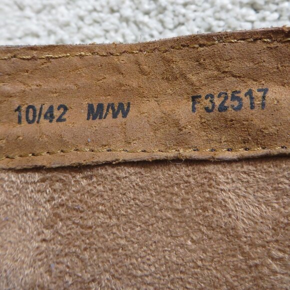 Born Womens Temple Ankle Boots Size 10 Dark Gray Distressed/Brown Leather F32517 - Picture 10 of 11